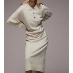 Zara Maxi length sweater dress Sz L EUC